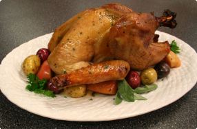 Cider-Brined Maple-Glazed Turkey