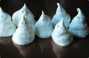 Ghost Meringues