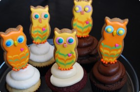 Owl Cupcake Toppers