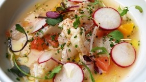 Citrus-Marinated Fluke