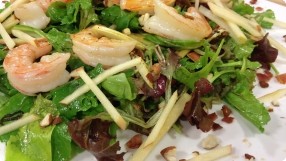 Triple A Salad (Arugula, Apple & Almonds)