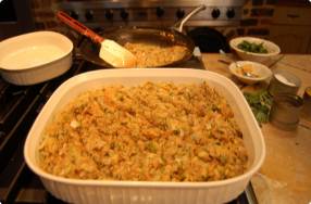 Uncle Frank's Oyster Stuffing