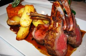 Herb-Crusted Rack of Lamb Dinner